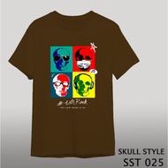 T-shirt Men Women Adults And Children Short Sleeve Skull Style SST 025-027