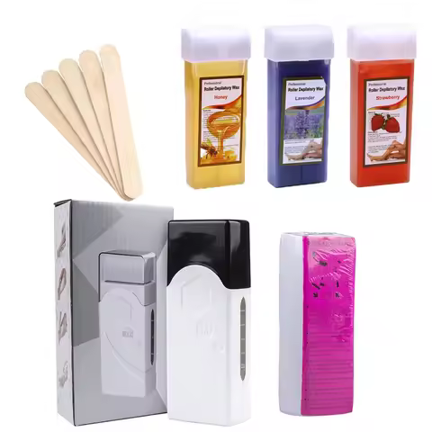 Paraffin Roller Wax Heater Roll on Cartridge Hair Removal Wax-melt Machine Depilatory Epilator Wax W