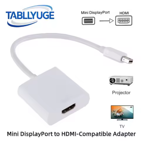 Mini DisplayPort To HDMI-compatible Converter Cable Mini DP Male To HDMI-compatible Female Adapter f