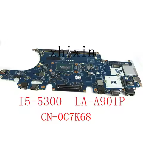 yourui FOR latitude 14 5450 E5450 Laptop Notebook Motherboard w/i5-5300U CN-0C7K68 0C7K68 ZAM70 LA-A