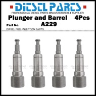 4Pcs Injection Pump Element A229 Plunger and Barrel Assembly 131152-8720 1156310690 for ISUZU 4BG1 4