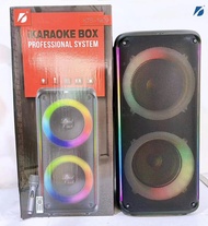 ลำโพงบลูทูธ KTS-1909 ดอก8นิ้ว2ดอก (60W+15W) ปรับวอลลุ่มไมค์ได้ AUX/TF/USB/ECHO/BASS แถมไมค์ลอยให้+รี