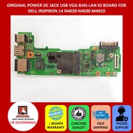 DELL INSPIRON 14 N4020 N4030 M4010 POWER DC JACK USB VGA RJ-45 LAN IO BOARD 09783-1 48.4EK13.011 48.