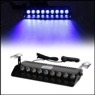 Lampu Strobo Mobil Kaca Depan Mobil Truk 12 Volt 9 Mata Lampu LED Strobo Dasboard Terang Hemat Energ