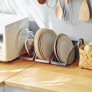 Transparent plate holder kitchen organiser japanese muji style aethetic mininmalist deco