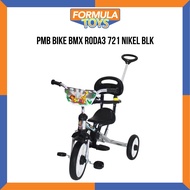PMB BIKE BMX TRICYCLE 3 WHEELS 721 NICKEL BLK