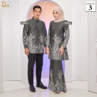 Desa Murni Batik - Baju Sedondon Kurung Batik Alana & Kemeja Batik DM 8.0 (Satin Valentino) - Katalo