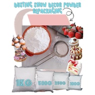 DUSTING SNOW SUGAR POWDER / SNOW POWDER / 1KG| 500G| 250G |100G / HALAL