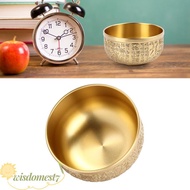 WISDOM Feng Shui Brass Bowl, Brass Hundred Blessings Chinese Fortune Bowl, Decorative Bowls Copper D