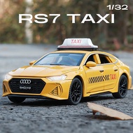 [Tin Đồn] Mô hình xe hợp kim taxi Audi Rs7 quy mô 1:32 Đồ chơi xe mô hình đúc hiệu ứng ánh sáng & âm
