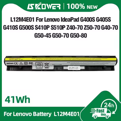 SKOWER L12M4E01 Battery For Lenovo IdeaPad G400s G405s G410s G450S G500s G505s G510 S410p S510p Z710