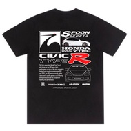 Honda Civic EK9 Type R Tshirt Cotton Unisex Round Neck Short Sleeves Comfortable Soft T Shirt