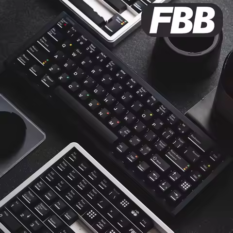 FBB Keycaps SBK Ultra Black PBT Sublimation SWK Ultra White 1.7mm Customized Mechanical Keyboard Mag