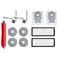 Main brush/side brush/dust bag/filter/mop cloth compatible with Roborock QR 798 Robot Vacuum Cleaner