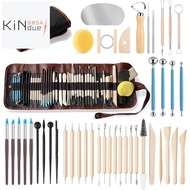 43PCS Pottery Tools Pottery Tools for Sculpting Polymer Clay Tools Kit for DIY Handcraft Modeling Cl