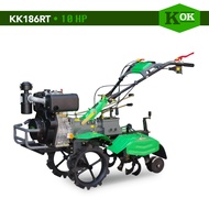 เครื่องพรวนดิน รถไถพรวนดิน ขนาดเล็ก Power Tiller 418cc. KK186RT K-OK POWER|รับประกันคุณภาพดีที่สุดแล