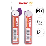 (1 TUBE) Joyko PL-07 2B 0.7 mm Mechanical Pencil Lead Mechanical Pencil 0.7 Mechanical Pencil Lead 2