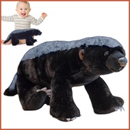 Honey Badger Stuffed Animal Black Realistic Badger Plush Toy Soft Honey Badger Stuffed Toy Unique Ed