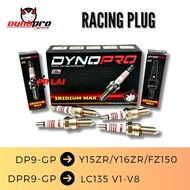 DYNOPRO racing plug iridium max y15 y16 fz150 lc135 v1 v2 v3 v4 v5 v6 v7 v8 DP9-GP DPR9-CP