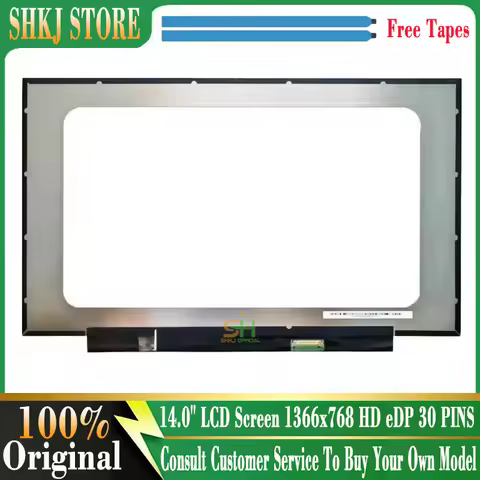 14" HD Laptop LCD Screen NT140WHM-N46 N34 N43 N44 N49 N51 N61 B140XTN07.3 B140XTN07.2 07.6 N140BGA-E
