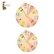 [kokiya] Wooden Kids Emotion Wheel Feelings Wheel Learn Emotion through Play Interactive Preschooler