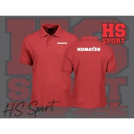 Polo SHIRT KOMATSU - POLO SHIRT KOMATSU Uniform FREE Name - KOMATSU