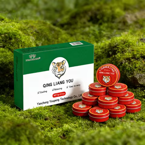 60pcs Yiganeriing Cooling oil Essential Oil Summer Cooling oil Body Cream Body Care Cosmetic 3g