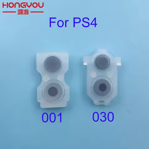 100pcs For PS4 JDS030 JDS 001 010 011 L2 R2 L1 R1 Rubber Conductive Pads For PS4 Controller Silicon 