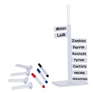 Kalami Initiative Tracker for DND, 12 Rotating Acrylic Flags Turn Tracker for D&D 5e, Pathfinder and