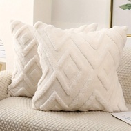 2024 New Arrival Cushion Cover 60x60 50x50 40x40 45x45 Diamond Plush Sofa Pillow Case 30x50cm Grey Cushion Covers Square Throw Pillow Cover White