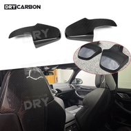 On sale Dry Carbon Fiber Car Inner Seat Back Covers Trims For BMW G80 M3 F91 F92 F93 M8 F97 X3M F98 