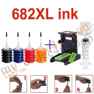 For HP 682 ink HP 682XL ink HP682XL refillable ink for HP 2776 2777 2778 2779 1216 2336 6078 4175 41