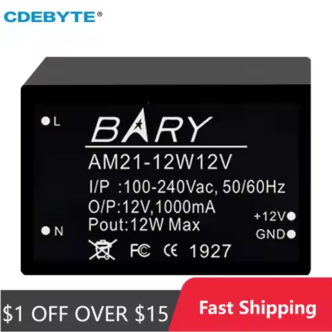 3W/5W/12W/20W/24W AC-DC Buck Power Supply Module DIP CDEBYTE AM21-V Series Wild Voltage Ultra Small 
