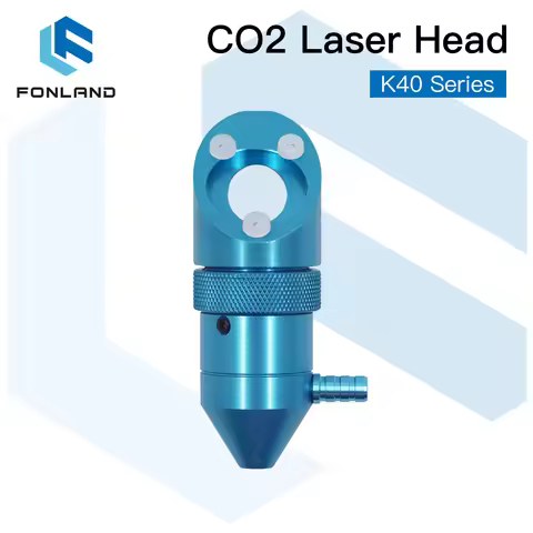 FONLAND CO2 Laser Head For K40 Series Laser Engraving Cutting Machine Lens Dia 12/15/18mm Focal Leng