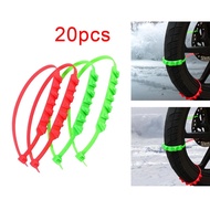 [szluzhen3gv] 20Pcs Motorcycles Tire Chains Riding E Bike Traction Chain Wheel Snow Chains