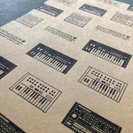 【信紙組】合成器插畫信紙手作風