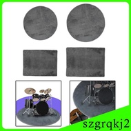 [Szgrqkj2] Electric Drum Mat, Sound Absorption, Floor Protection, Non-Slip, for Home