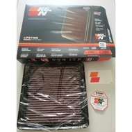 subaru 2008-2016 impreza , 2008-2019 forester, Levorg, 2011-2017 XV K&N 33-2304 Drop-In Filter