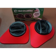 Box Pintu + speaker 4 inch acoustic mobil 1set 2pcs kiri dan kana