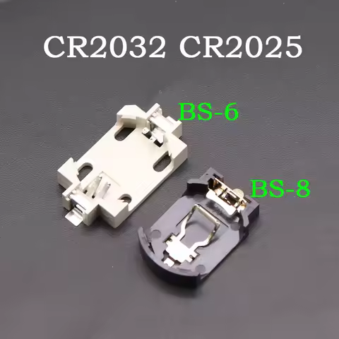 2-20pcs CR2032 Battery Holder For FC SFC NES SNES N64 Game Card BS-6 BS-8 3V CR2025 CR2032 ML203 But