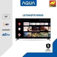 AQUA LE70AQT6700UG LED TV Android [70 Inch] 4K UHD Smart