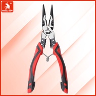 5 in 1 9นิ้ว คีม คีมอเนกประสงค์ CR-V Hand Tool Crimping Tool Sharp-nosed Peeling Pliers Electrician Special Tool Multi-function Wire Stripper Cutter Pliers