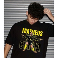 Manchester United Matheus Cunha Men's T-Shirt combed cottonWanita