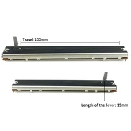 1pcs ALPS RAS0N Series Slide Potentiometer With Dust-cover Travel 100mm Total Length 128mm 3pin B10K
