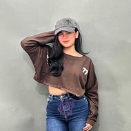 OVERSIZE CROP SWEATER 77 KOREAN LOOK MATT FLEECE