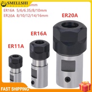 {SEMLL Sale} Motor Shaft Collet Chuck ER11 ER16 ER20 A 5-16mm Extension Rod Toolholder CNC❀