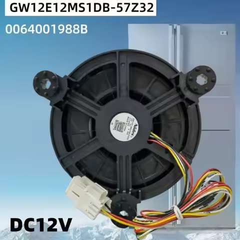 0064001988B - Вентилятор обдува ф.Nidec GW12E12MS1DB-57Z32 DC12V, 0.22A 1705FWT HAIER