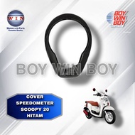 HITAM Cover list speedometer Honda Scoopy 2020 Black brand WIN. Black Scoopy 20 speedometer Cover