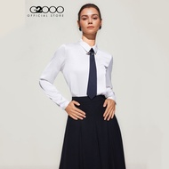 G2000 เสื้อเบลาส์สำหรับผู้หญิง Loose Fit รุ่น 5124161801 OFF-WHITE