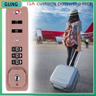 G ฮาร์ดแวร์ กระเป๋าเดินทาง ป้องกันการโจรกรรม ทนฝนและแดด TSA ล็อคศุลกากร ล็อครหัสอย่างปลอดภัย การ TSA007 ชุดล็อค3หลัก